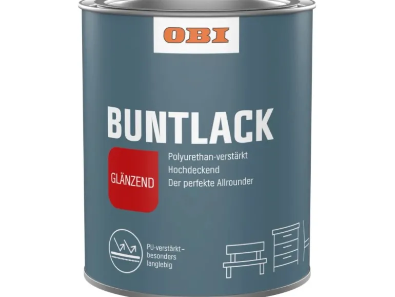 OBI PU Buntlack Petrol glänzend 750 ml