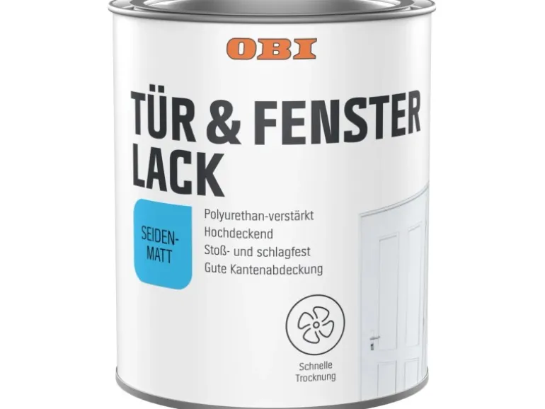 OBI PU Fenster-und Türenlack RAL 7016 Anthrazit seidenmatt 750ml