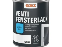 OBI Venti Fensterlack Weiß seidenmatt 750 ml
