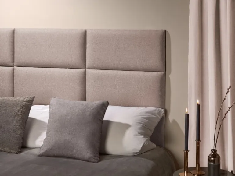 OBI Vorhang mit Tunnelzug Creme 2er-Set 135 x 250 cm
