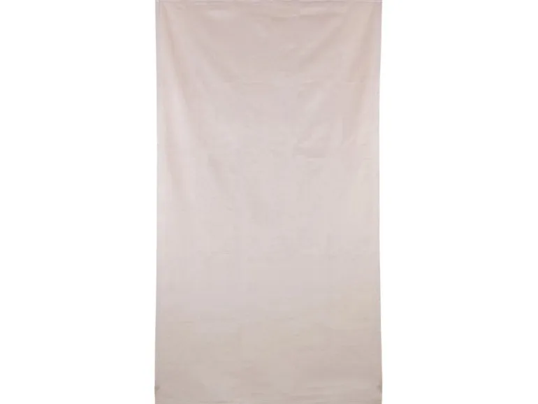 OBI Vorhang mit Tunnelzug Creme 2er-Set 135 x 250 cm