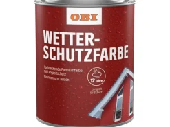 OBI Wetterschutzfarbe Taubenblau seidenmatt 750 ml