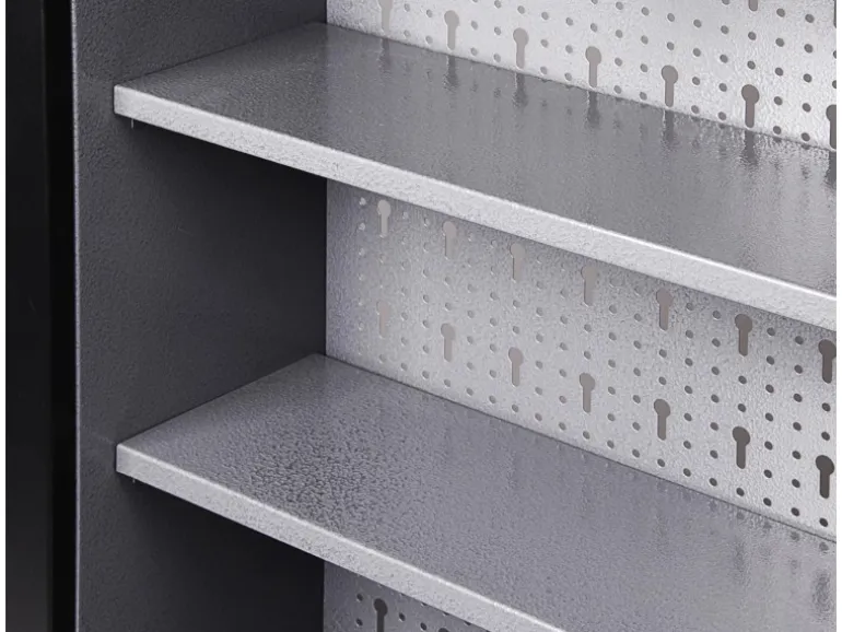 Ondis24 Werkbank Set Klaus 120 cm 1 Schrank LED Werkstatt