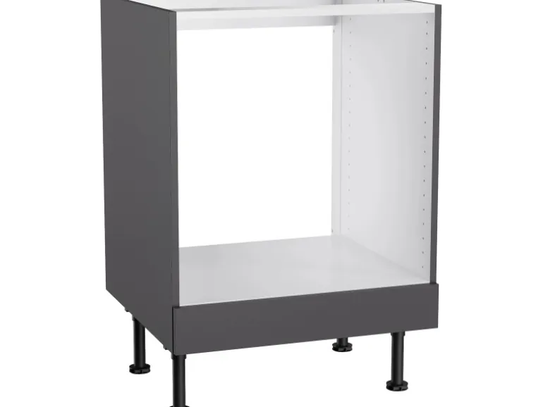 Optifit Küchen-Herdumbau Ingvar420 60 cm x 87 cm x 58,4 cm Anthrazit Matt