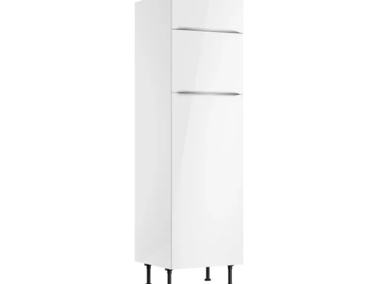 Optifit Küchen-Hochschrank für Kühl-Gefrier-Kombi Arvid986 60 cm Weiß