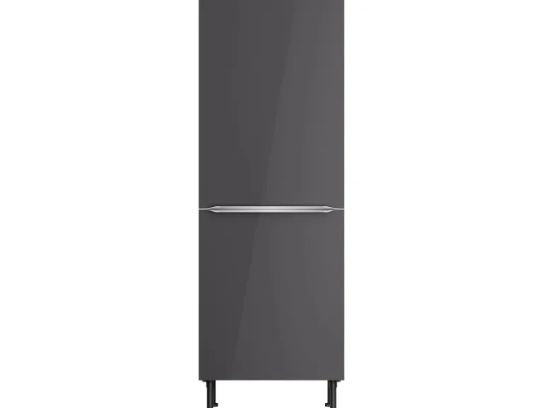 Optifit Küchen-Midischrank Linus984 60cm x 176,6cm x 58,4cm Anthrazit-Wildeiche