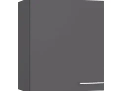Optifit Küchen-Oberschrank Ingvar420 60 cm x 70,4 cm x 34,9 cm Anthrazit Matt