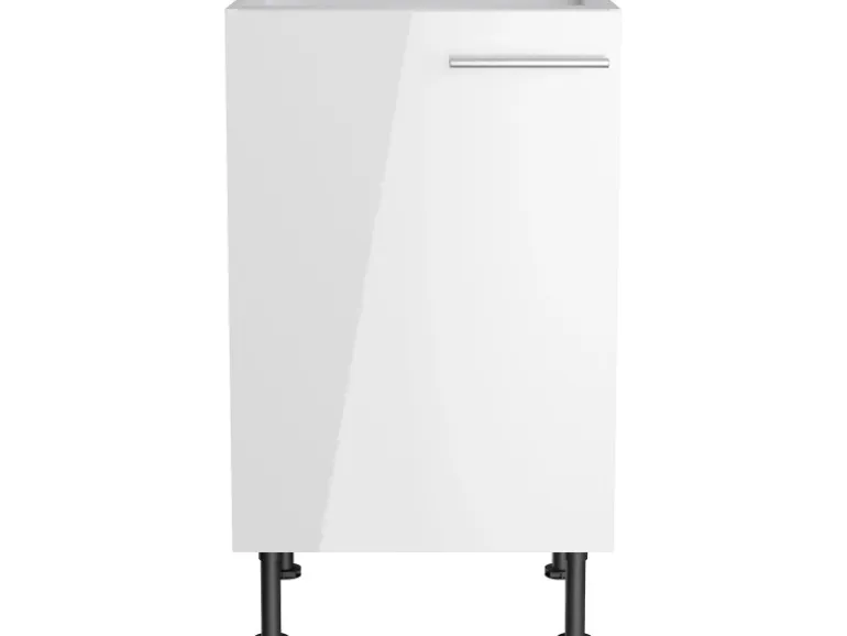 Optifit Küchen-Spülenunterschrank Rurik986 50 cm x 87 cm x 58,4 cm Weiß