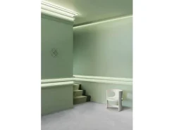 ORAC DECOR C380 MODERN L3 Eckleiste Zierleiste Indirekte Beleuchtung 2 m 200 cm x 5 cm x 5 cm Weiß