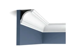 ORAC DECOR CB512N BASIXX Stuckprofil Dekor Zierleiste Eck-Wand-Decken-Leiste 2 m 200 cm x 9,5 cm x 10 cm Weiß