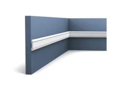 ORAC DECOR PX144 AXXENT Profilleiste Zierleiste Wand-Profil-Fries-Leiste 2 m 200 cm x 4,7 cm x 0,8 cm Weiß