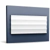 ORAC DECOR W114 MODERN VALLEY XL 3D Wandpaneel Zierlement 2 m 200 cm x 1,5 cm x 25,0 cm Weiß