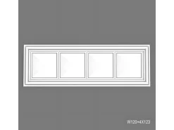 ORAC DECOR W123-Box LUXXUS 3D Wandpaneel 1 Karton Set mit 8 Paneelen 0,89 m2 Weiß