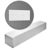 ORAC DECOR W109-Box MODERN 3D Wandpaneele 1 Karton mit 12 Zierlementen Weiß