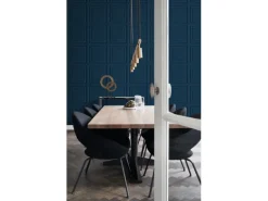 Origin Luxury Wallcoverings Tapete Holzwandverkleidung Dunkelblau 53 Cm X 1005 Cm 347812