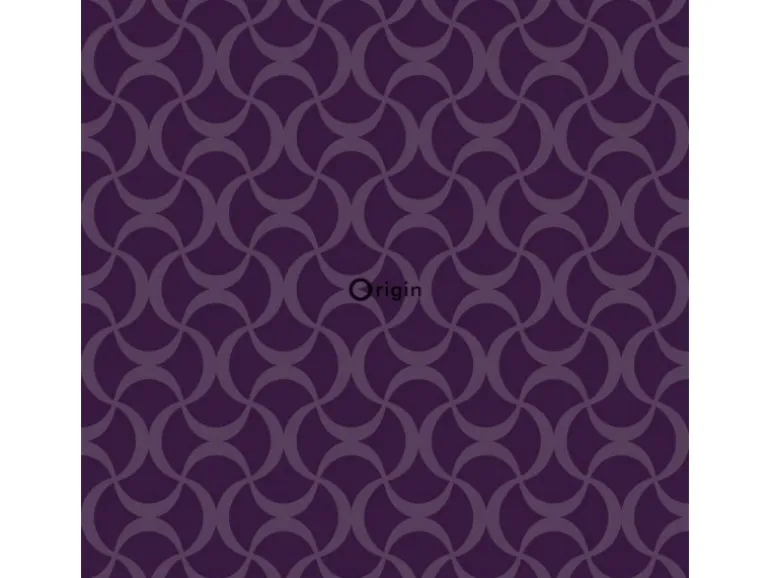 Origin Wallcoverings Tapete Grafisches Muster Lila 53 cm x 10,05 m 345736