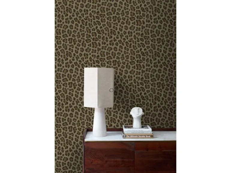 Origin Wallcoverings Tapete Leopardenmuster Braun und Beige 53 cm x 10.05 m