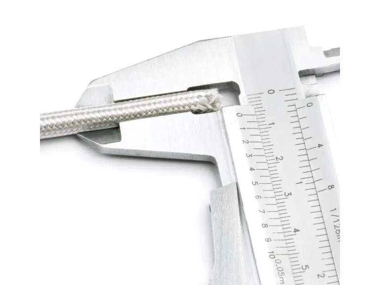 Orion Lightstyle Lampen Textilkabel 3 Adrig Silber Meterware