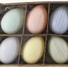 Ostereier-Set Kunststoff 6 Stück Bunt Pastell