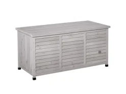 Outsunny Gartenbox Wetterbeständig 127 x 56 x 60 cm Grau