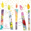 Papierservietten Geburtstagskerzen 16,5 cm x 16,5 cm 20 Stück Bunt FSC®
