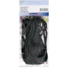 Paracord Nylonschnur Schwarz 2 x 4 mm, Länge 5 m