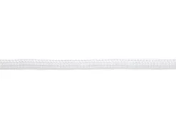 Paracord Nylonschnur Weiß 2 x 4 mm, Länge 5 m