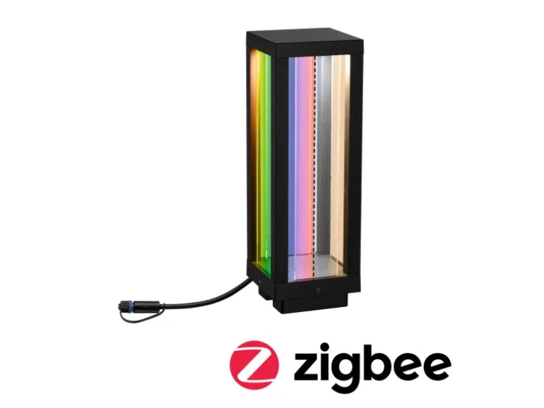 Paulmann Laterne Classic Plug & Shine Zigbee 3.0 IP44 RGBW+ 2 W Anthrazit