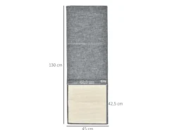 PawHut 2er Kratzmatte Sisal Sessel Couch Katzenkratzmatte
