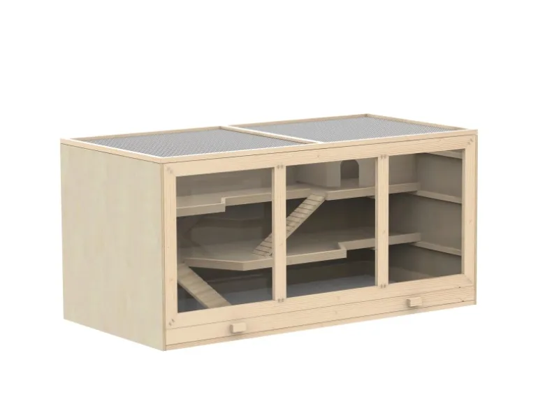 PawHut Hamsterkäfig mit Treppen