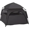 PawHut Haustierzelt Polyester Dunkelgrau 120L x 120B x 106H cm