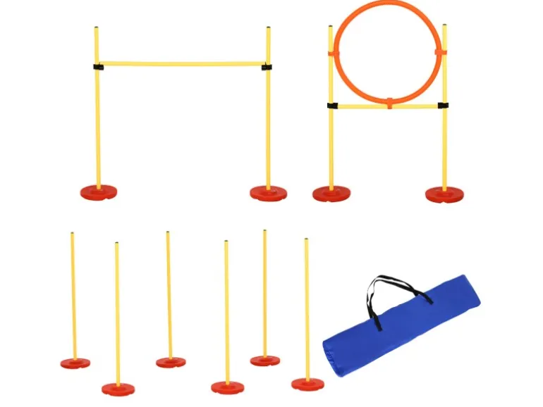 PawHut Hunde Agility Set 3-in-1-Training Inklusive Tasche