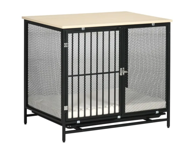 PawHut Hundehaus mit Kissen 80 x 55 x 71 cm