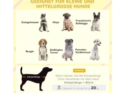 PawHut Hundehütte mit Asphaltdach 109 x 79 x 72 cm