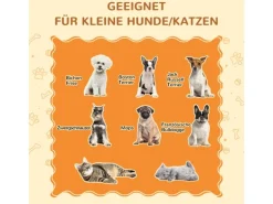 PawHut 2-in-1 Hundetreppe mit Höhle 3 Stufen