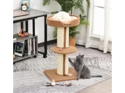 PawHut Katzenbaum mit Plattform 45 x 45 x 91 cm