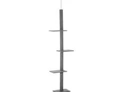 PawHut Kratzbaum Deckenhoch 228-260 cm mit 3 Ebenen Spielbaum