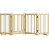 PawHut Schutzgitter Kiefernholz Naturholz 204L x 36B x 75H cm