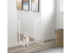 PawHut Schutzgitter Zwei-Wege-Öffnung