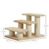 PawHut Tiertreppe 3 Stufen Treppe für Katze und Hunde 45 x 35 x34cm