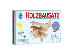 Pebaro Solar-Bausatz Dreidecker mit Motor