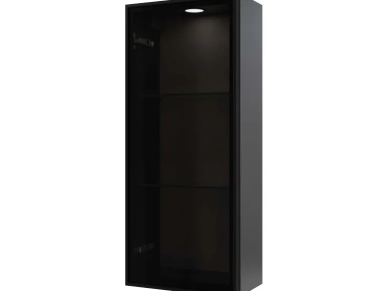 Pelipal Vitrinen-Wandschrank Quantum 05 Anthrazit 30 cm