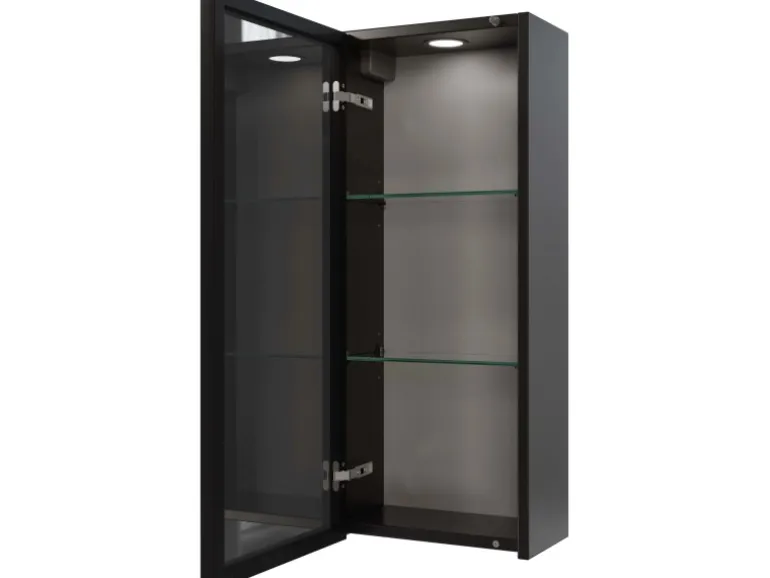 Pelipal Vitrinen-Wandschrank Quantum 05 Anthrazit 30 cm