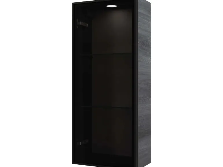 Pelipal Vitrinen-Wandschrank Quantum 05 Graphit NB 30 cm