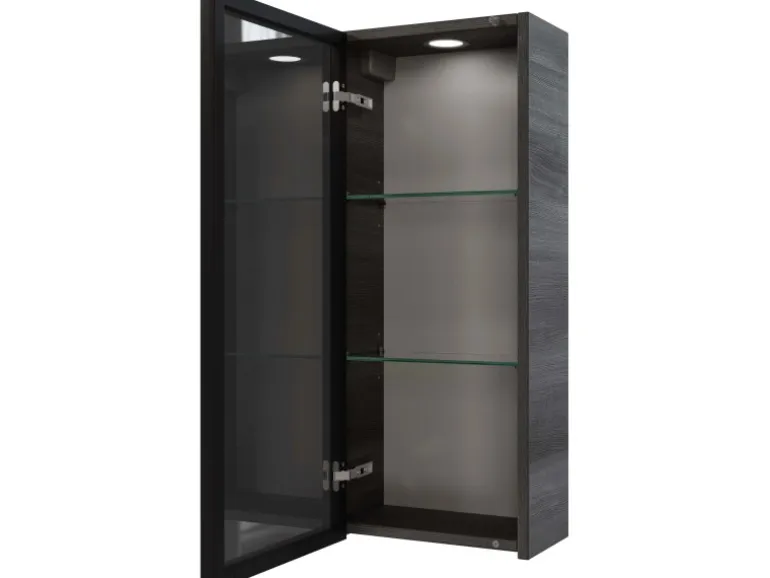 Pelipal Vitrinen-Wandschrank Quantum 05 Graphit NB 30 cm