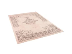 Pergamon Designer Teppich Passion Vintage Bordüre Rosa Beige 140x200cm