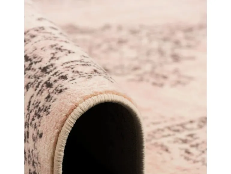 Pergamon Designer Teppich Passion Vintage Bordüre Rosa Beige 140x200cm