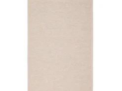Pergamon In & Outdoor Teppich Flachgewebe Ottawa Bordüre Beige 140x200cm