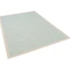 Pergamon In & Outdoor Teppich Flachgewebe Ottawa Bordüre Türkis 160x230cm
