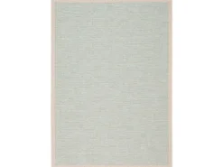 Pergamon In & Outdoor Teppich Flachgewebe Ottawa Bordüre Türkis 160x230cm